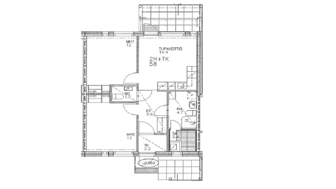 Merituuli Serviced Apartments, Kempele 2Br Apartment With Sauna Экстерьер фото